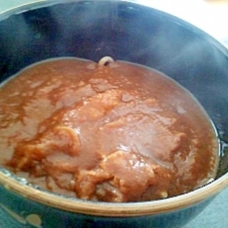 残ったカレーでカレーうどん